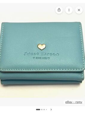 NWT Sweet Dreams SUNNY YELLOW Kiss Lock Double Snap WALLET